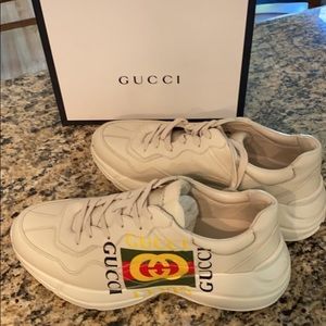 Rhyton Gucci leather sneakers